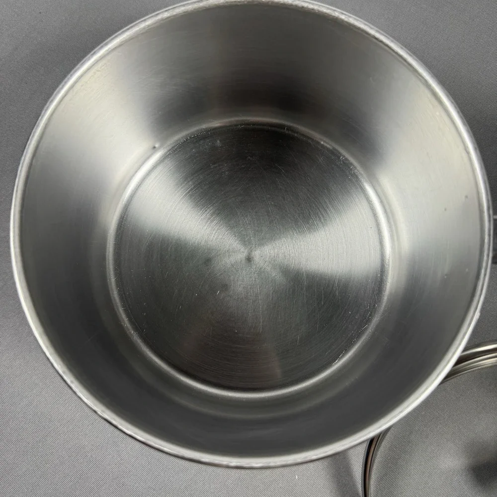 Vtg Farberware Stainless Steel 2qt Saucepan W/Glass‎ Lid